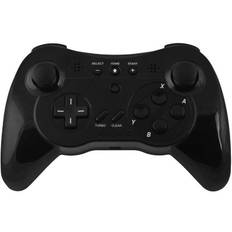 Wii U PRO trådlös svart kontroll