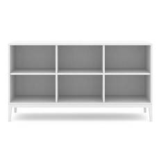 Edge 2.0 1-sektion 3 hyllor White - Bokhylla