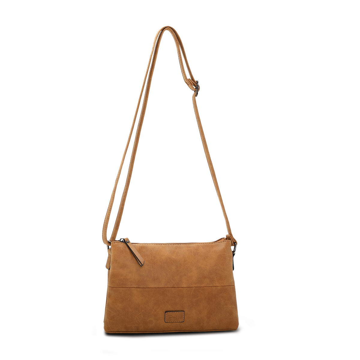 Duffy Crossover Axelremsväska 26cm, Cognac
