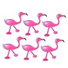 ifundom 6 St babyleksak flamingopresenter för kvinnor uppblåsbar palm uppblåsbara möbler rosa flamingo uppblåsbara båtar badleksak limbo leksaker uppblåsbar flamingo hemma simbassäng bebis