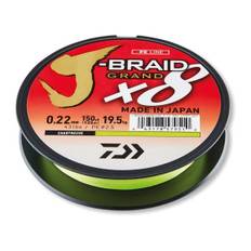 J-Braid X8 Grand 135m Chartreuse - CHARTREUSE (0,13 MM)