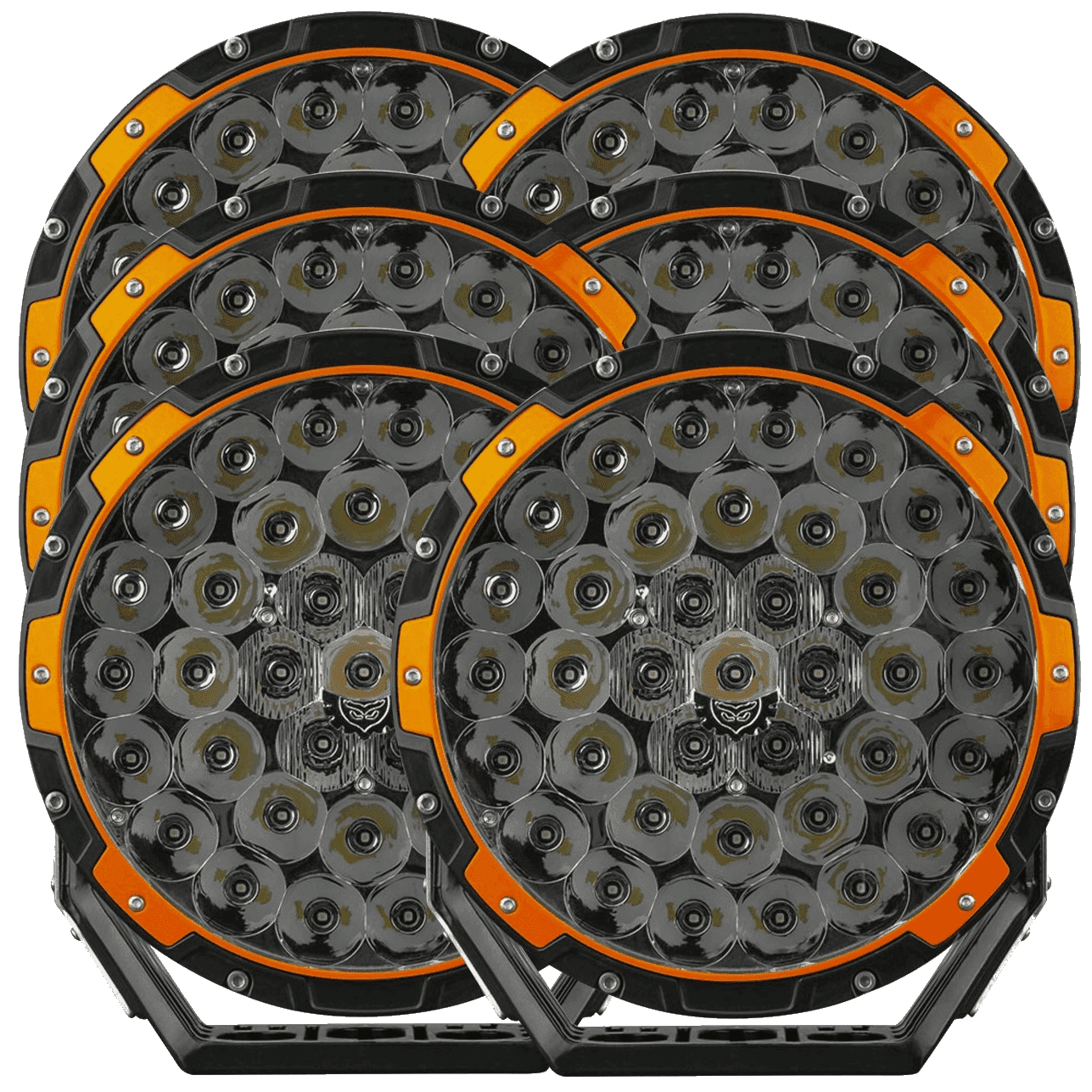STEDI Type-X PRO LED Extraljus 6-pack