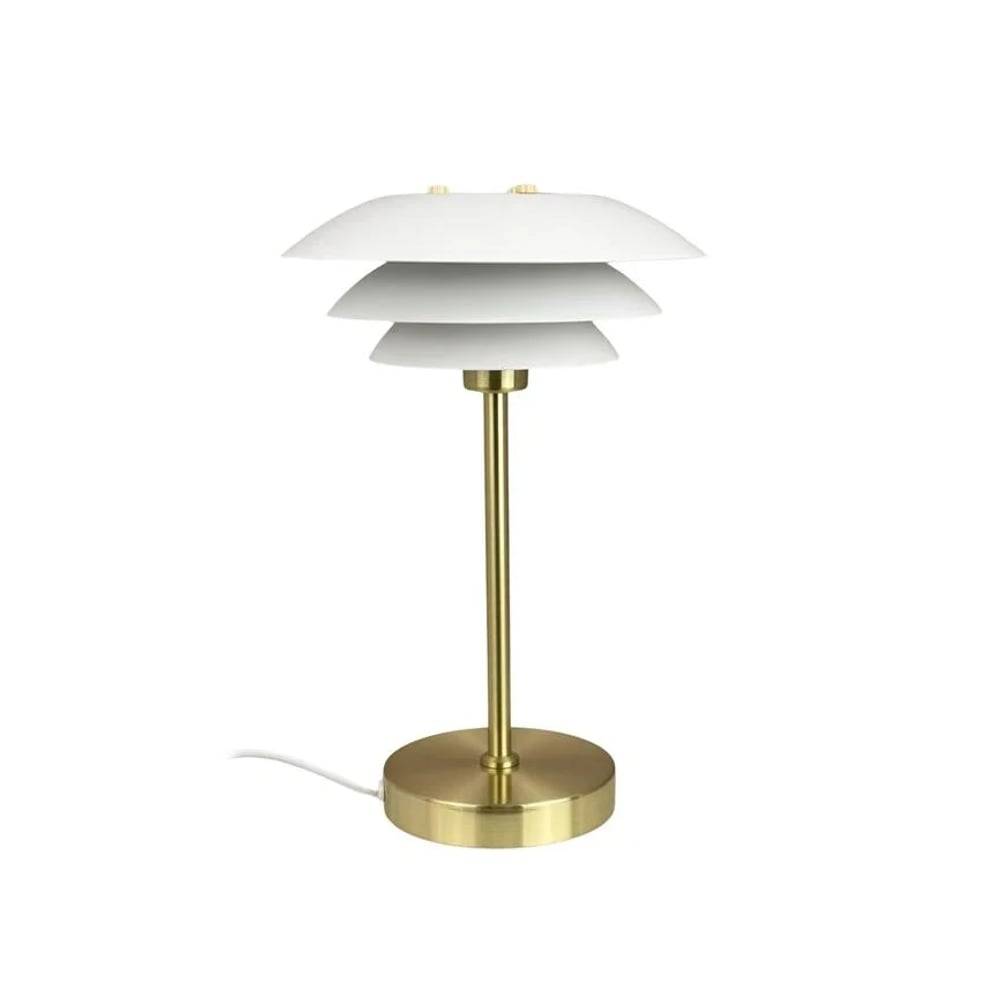 DL20 Bordslampa Vit/Mässing