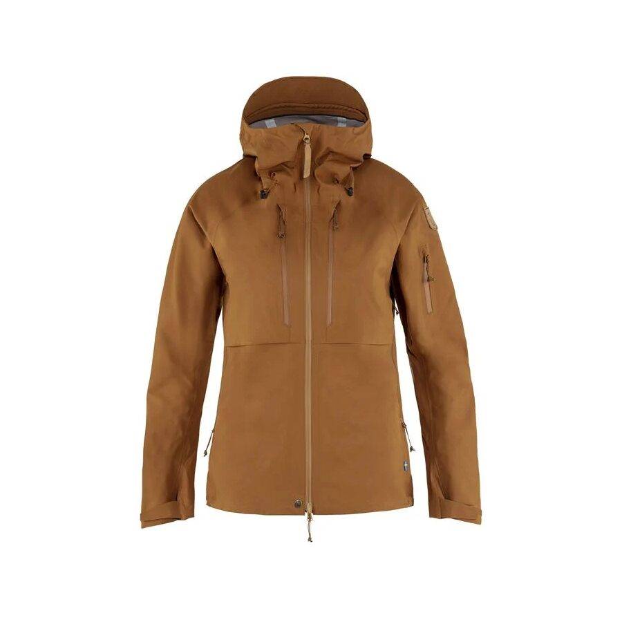 Fjällräven Keb Eco Shell Jacket W - 230 Chestnut (Størrelse: M).