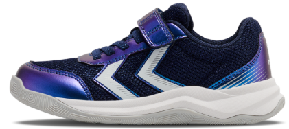 Hummel Multiplay Flex 2.0 Velcro indendørssko til børn - White/Multicolour-38