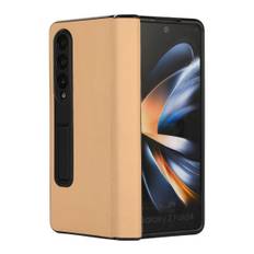 Samsung Galaxy Z Fold 4 Fodral i Äkta Läder - Brun