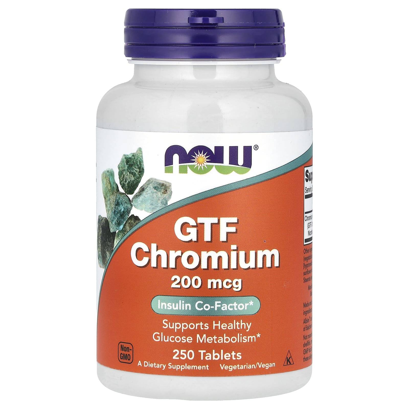 Gtf Chromium, 200Mcg, 250 Tablets