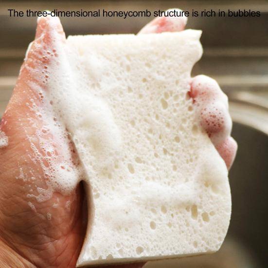 12 st Naturlig Köksvamp med Kokosfiber Skrubbare Biologiskt Nedbrytbar Komposterbar Cellulosa Disk svamp Hemkök beige