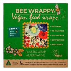 Bee Happy Vegan Food Wraps - 3 pak