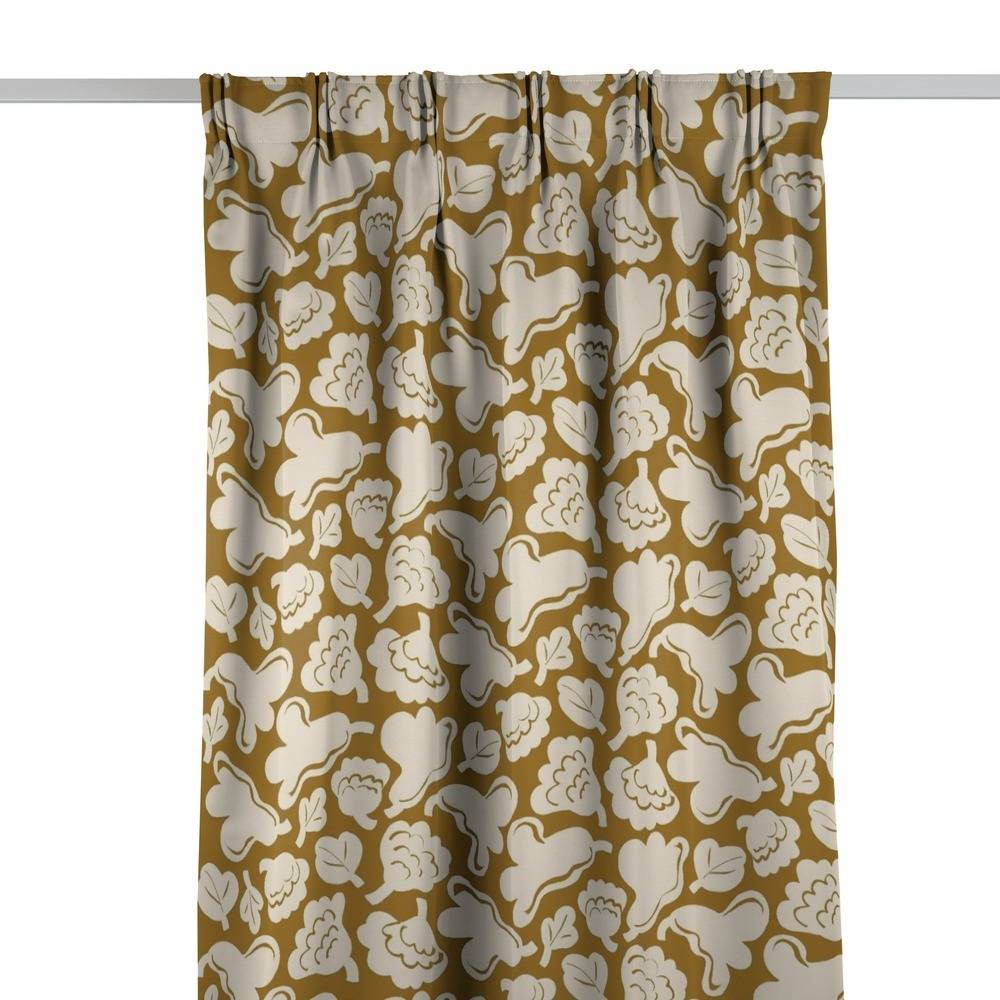 Marimekko Pieni Kukasta Kukkaan Brun Gardin