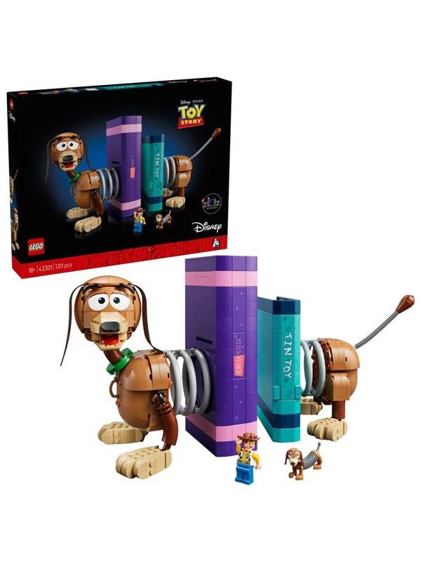 LEGO Disney 43301 Toy Story Bokstöd med hunden Slinky