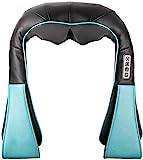 CAFFIA Shiatsu Neck and Shoulder Massager - Back Massager med värme, djup knådande elektrisk massagekudde for nacke, rygg, axel, fotkroppsmärtlindring