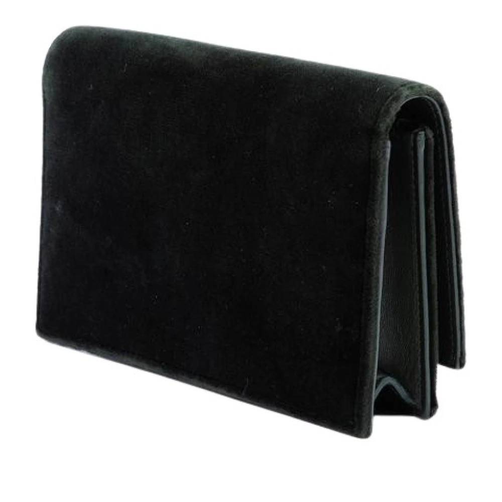 Yves Saint Laurent Vintage Pre-owned Laeder crossbody-tasker - Vintage - Dame - Sort - ONE SIZE -