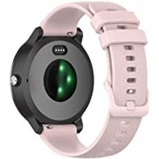 Tosenpo 20 mm remmar för Garmin Vivoactive 3, ersättning silikon klockarmband rem för Garmin Vivoactive 3 Music/Vivoactive 3/Venu/Luxe/Style/Forerunner 245/645 Music Smartwatch