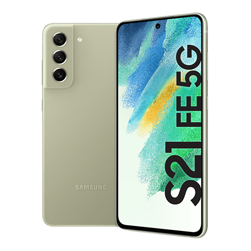 Samsung Galaxy S21 FE 5G 128 GB / Bra skick / Grön