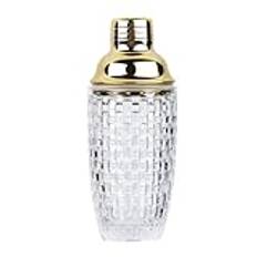 Lanko 375 ml glas cocktail shaker set – glaskar för cocktail, drinkkar cocktail och cocktailshakers guld