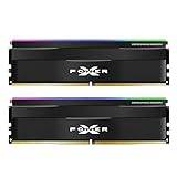 Silicon Power SP032GXLWU60AFDF DDR5 32GB (2x16GB) Zenith RGB 6000MHz (PC5-48000) 288-stifts CL30 1,35V UDIMM skrivbordsminne RAM svart