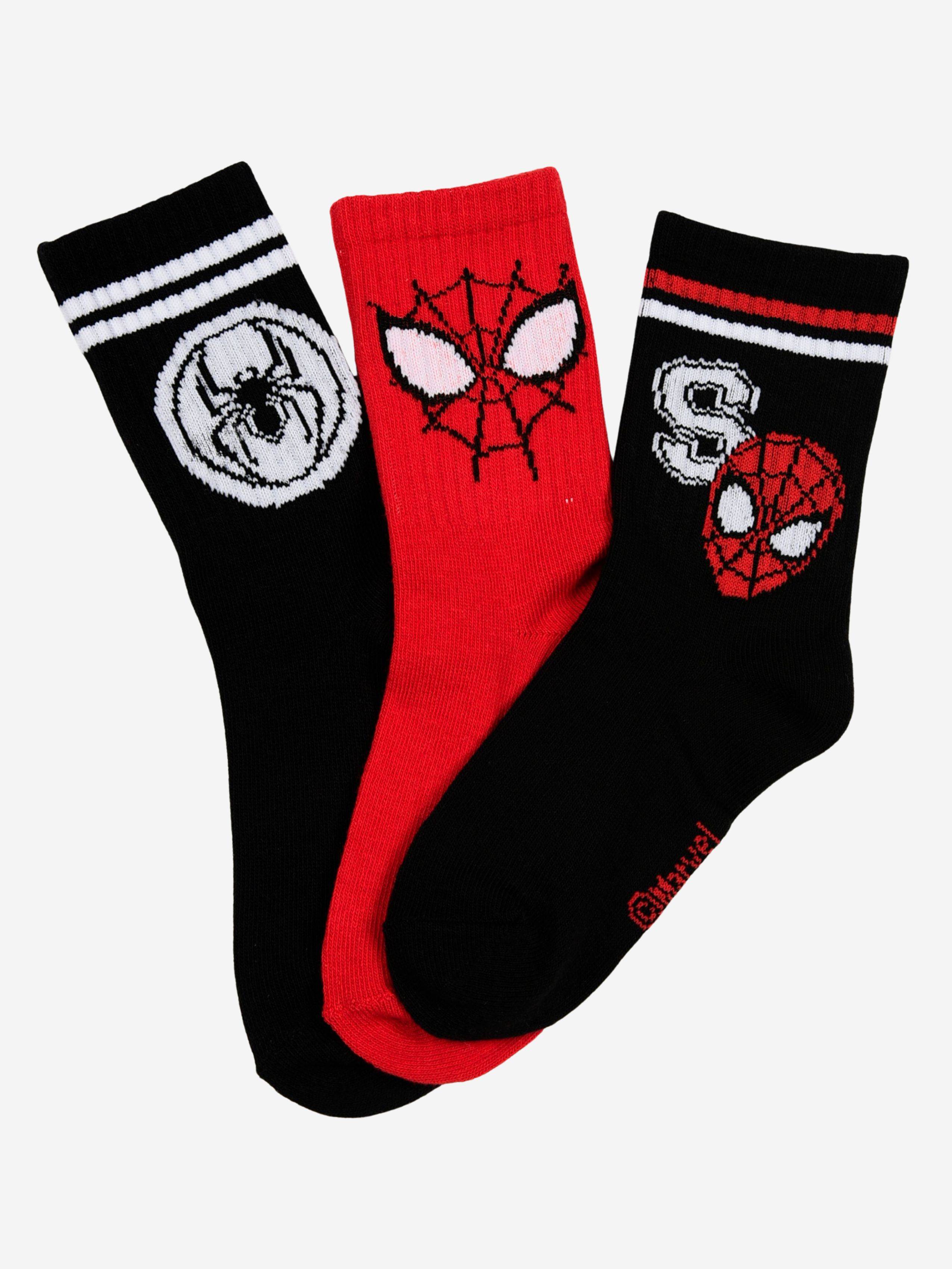 Marvel Spider-Man Strømper 3-pak, Multifarvet, 27-30