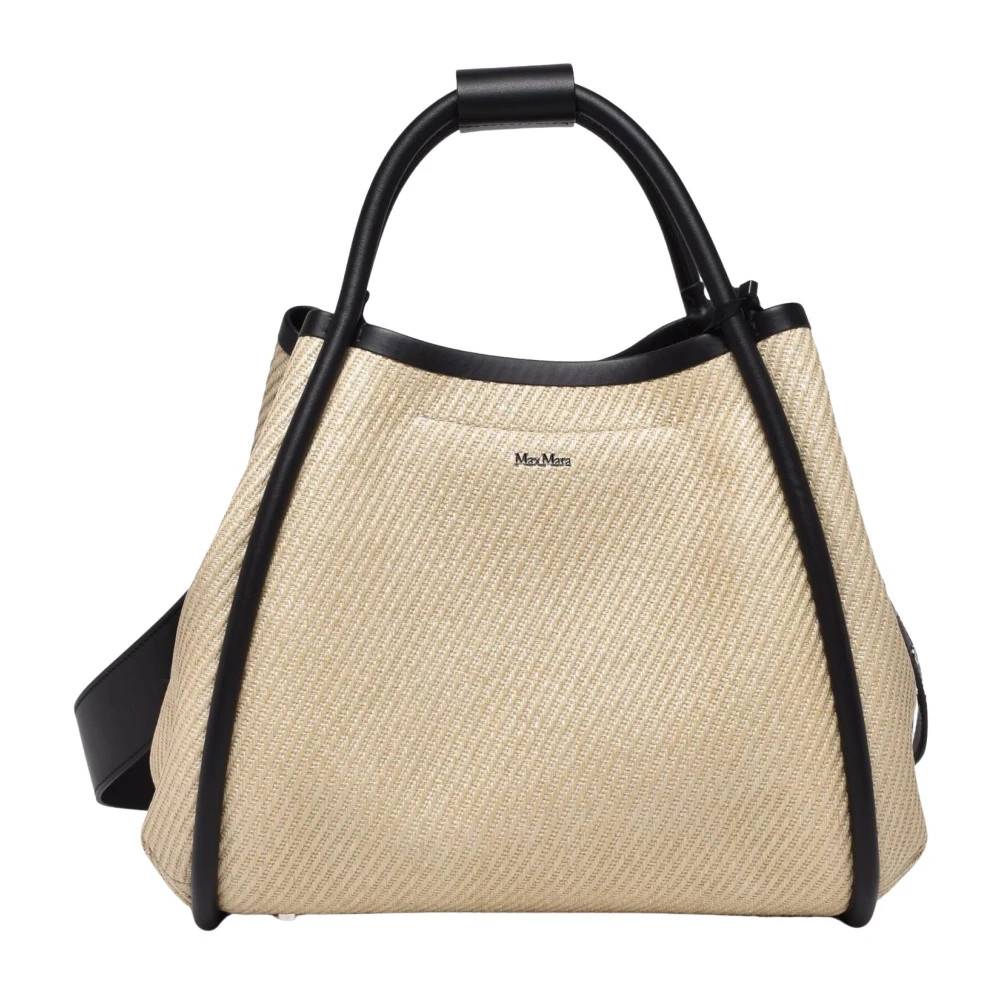 Max Mara Summermarines Skuldertaske - Tasker - Dame - Beige - ONE SIZE - Uld