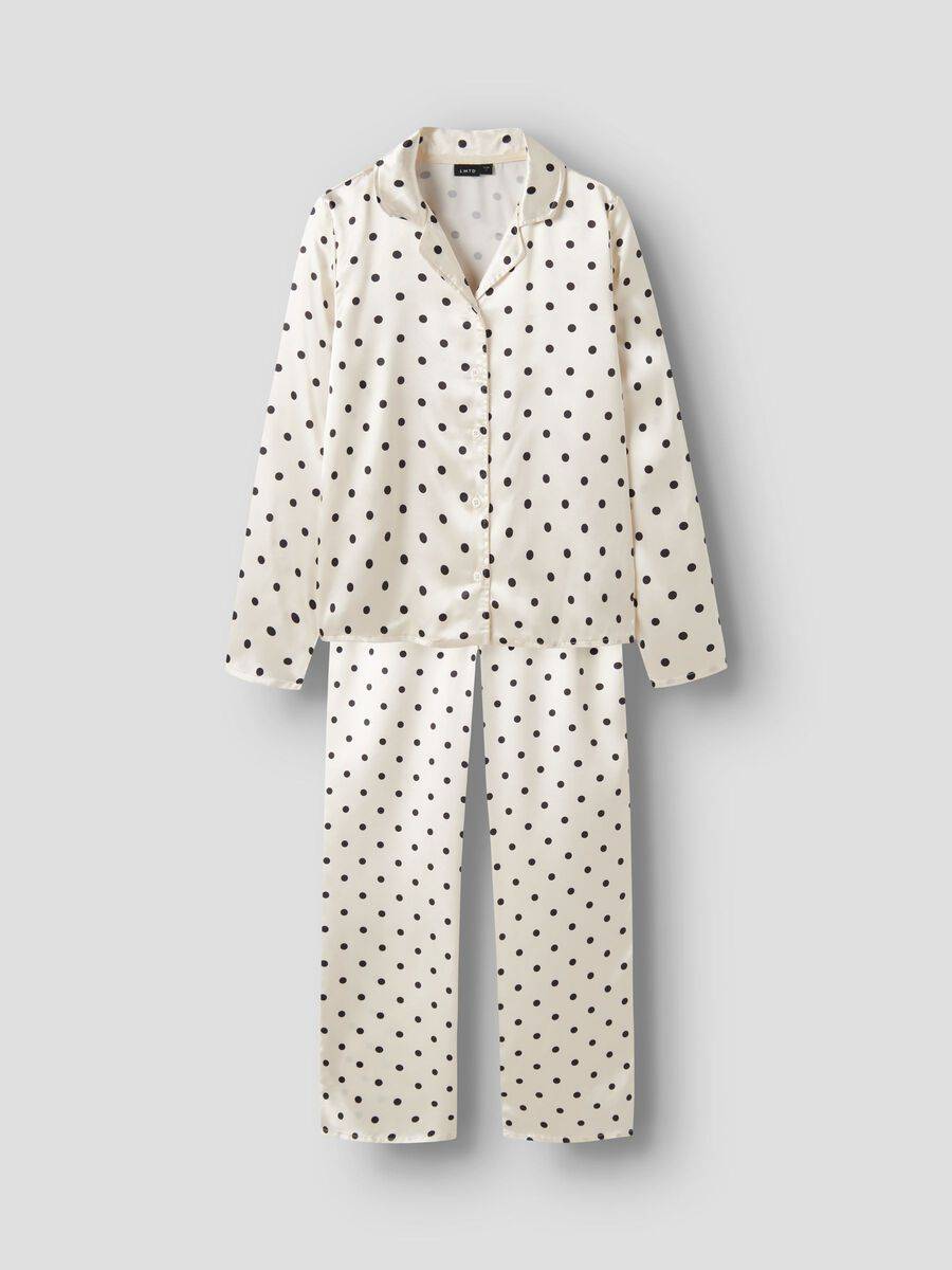 Prickiga Pyjamas-set - Vit - 146/152