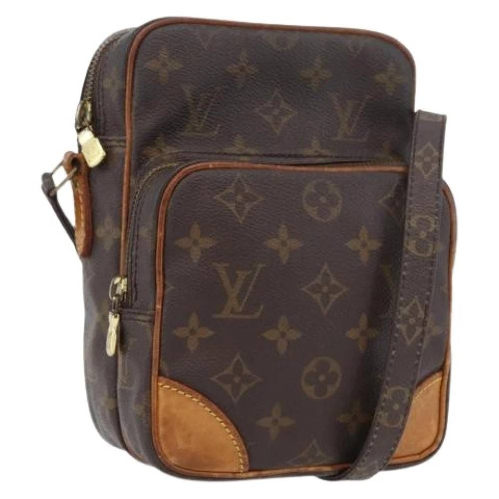 Louis Vuitton Vintage - Pre-owned Monogram Canvas Axelremsväska Vintage - Dam - ONE Size - Läder