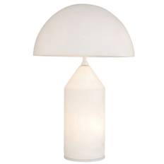 Oluce Atollo 235 Bordlampe 50 cm Opal