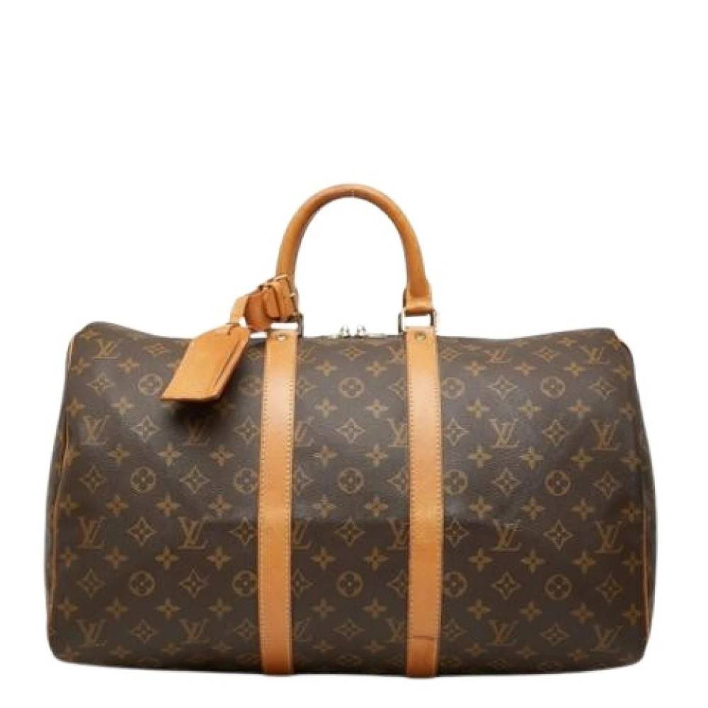 Louis Vuitton Vintage Pre-owned Keepall 45 Boston Bag - Vintage - Dame - Brun - ONE SIZE - Læder