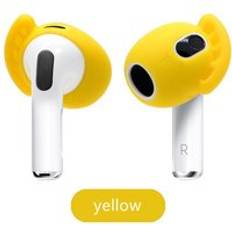 )f&#xF6;r airpods 3 &#xF6;ronskydd &#xF6;ronkrokar antislip vingar &#xF6;ronskydd greppspetsar h&#xF6;rlurstillbeh&#xF6;r f&#xF6;r apple airpods 3rd generation - Gul