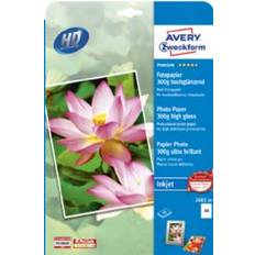 A4 Avery fotopapir glossy 300g inkjet (20)