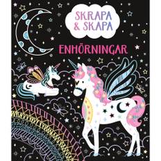 Tukan Förlag Skrapa & skapa. Enhörningar (häftad)