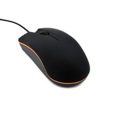 Ryra Usb 3d trådbunden optisk minimus möss för pc Bärbar dator datorer Minimus Möss för pc Bärbara datorer trådbunden mus Black Mouse