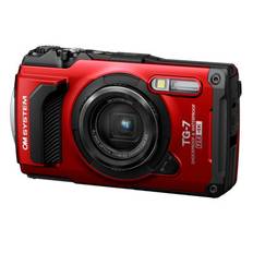 OM SYSTEM Tough TG-7 compact camera Rood