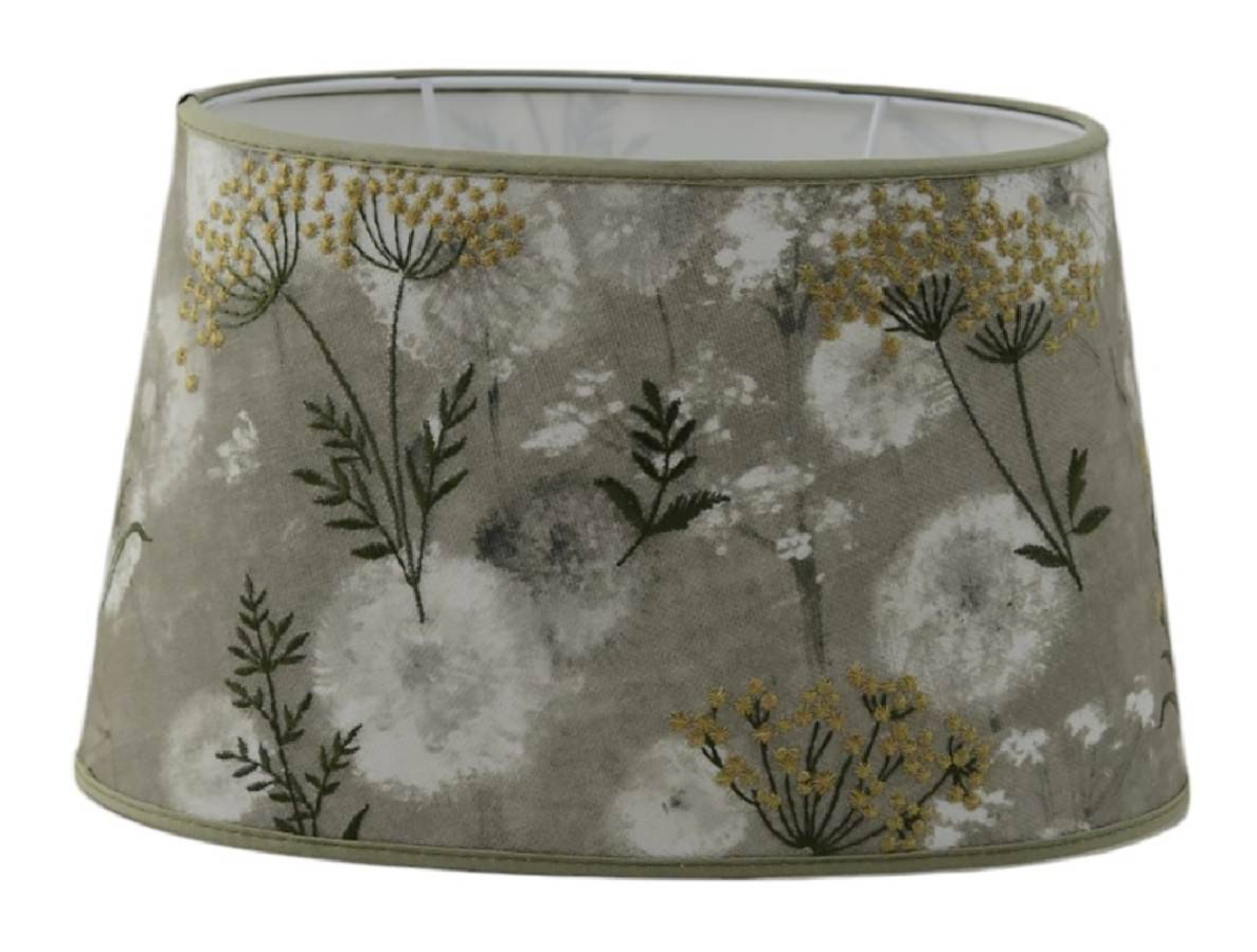 Aurora Oval Lampskärm 30cm Olive Ashley Wilde