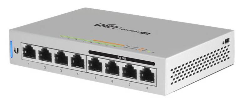 Ubiquiti UniFi US-8-60W Switch - 8-ports Gigabit, PoE - 5 stk