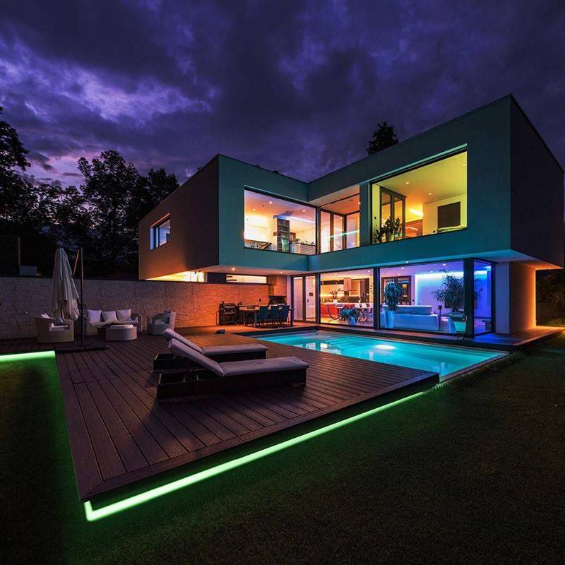 5 meter 24V Led Strip 23W RGBW (farveskift) IP67