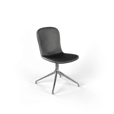 Chair no. One S1 Polished Swivel - TERRA Black / Utan retursväng