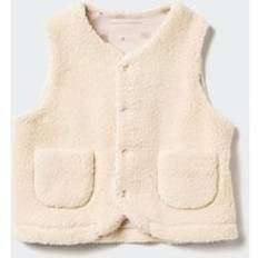 Uniqlo - Toddler Pile Lined Fleece Vest - Natural