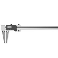 Aluminium Digital skydelære 1500x0,01 mm (500 mm kæbe)