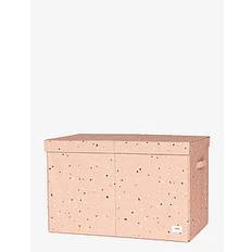 3 SPROUTS 3 Sprouts Folding Toy Chest, Terrazzo/Clay |Rosa |39X 63X 38 cm