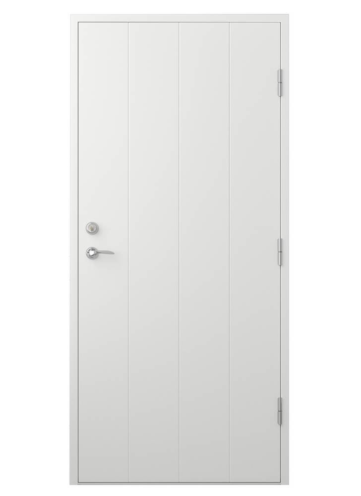 Ytterdörr Johanna - utan glas 10x19 Vänsterhängd Vit NCS S0502-Y