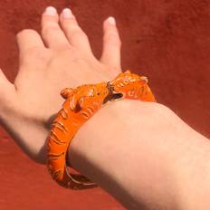 Leopard Bangle Orange