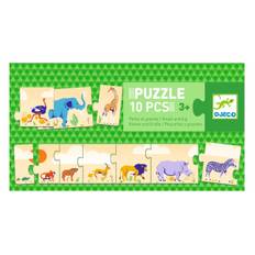 Puzzle Duo, Stor og Lille, Djeco