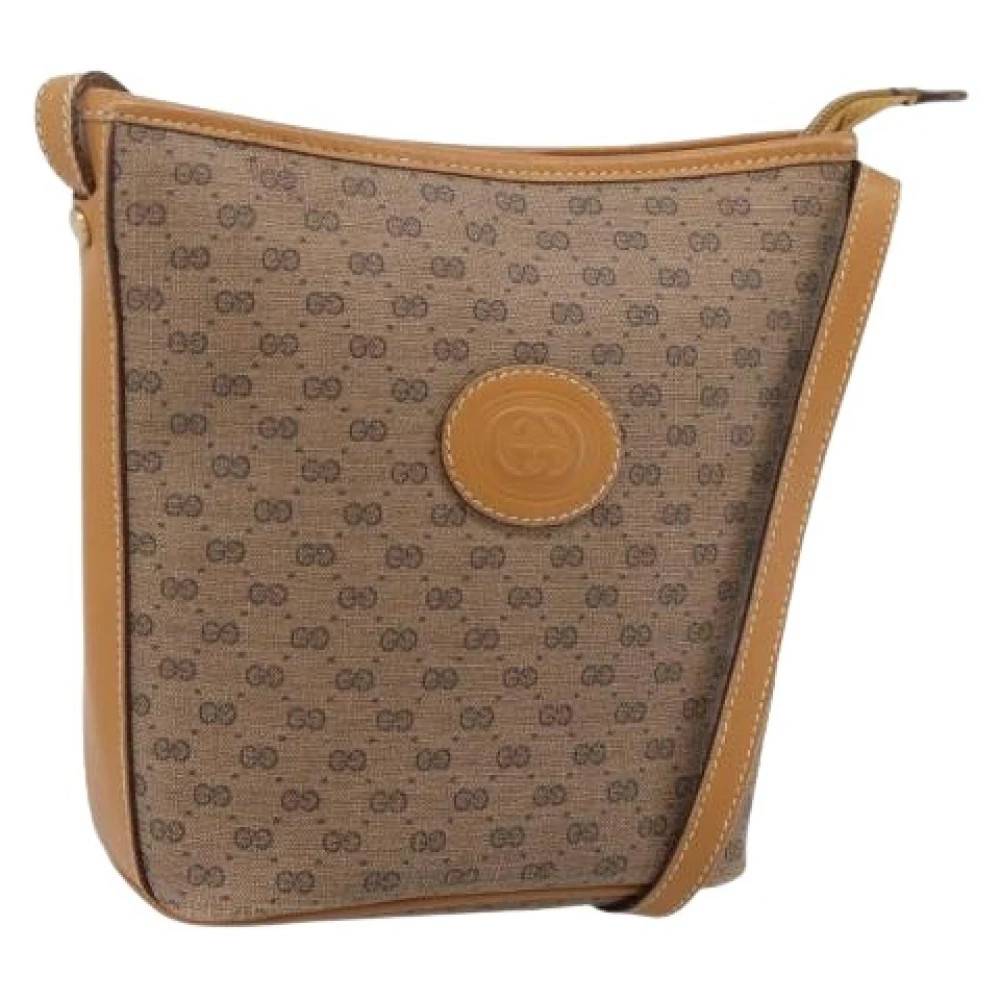 Gucci Vintage Pre-owned Canvas gucci-tasker - Vintage - Dame - Beige - ONE SIZE -