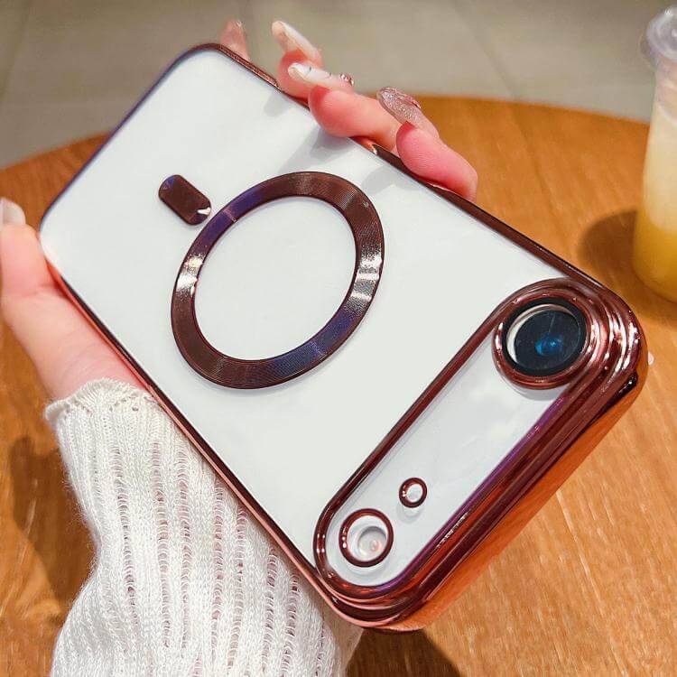 Electroplating MagSafe Phone Case for iPhone - For iPhone Air / Pink