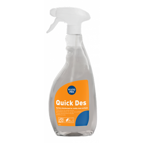 Ytdesinfektion Quick Des spray 750ml Kiilto PRO