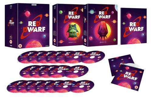 Red Dwarf: Komplet Serie I-VIII Blu-ray Box Sæt