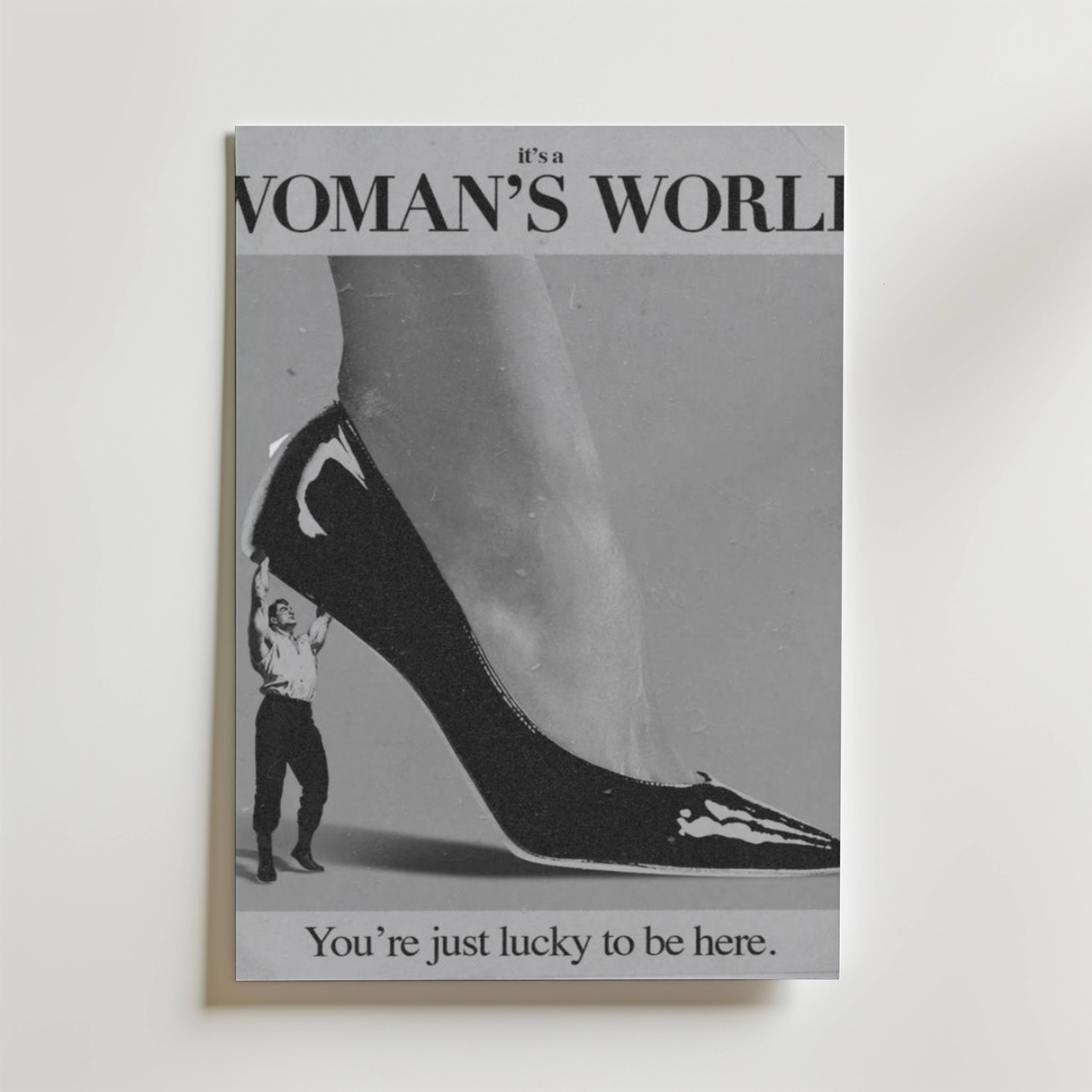 Womans World Poster - Fine Art Poster 40x50 cm
