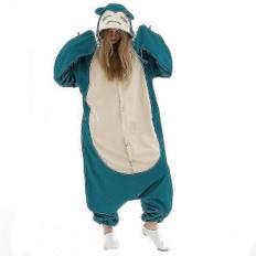 Voksen Onesie Pyjamas, Dyr Kigurumi Onesie Til Mænd Kvinder Helkrops Pyjamas Tegneserie Snorlax Pyjamas Kostume