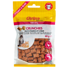 Chrisco Crunchies Kylling & Rejer 60 g