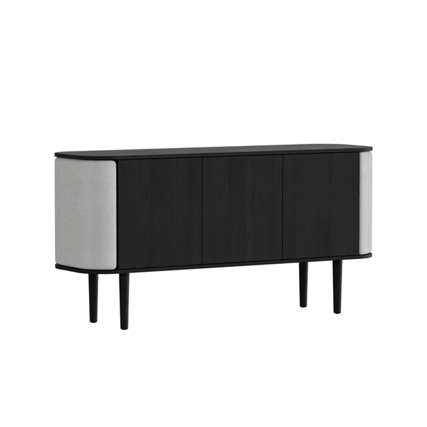 Umage Treasures 3-dørs skab - Sort eg - Sterling